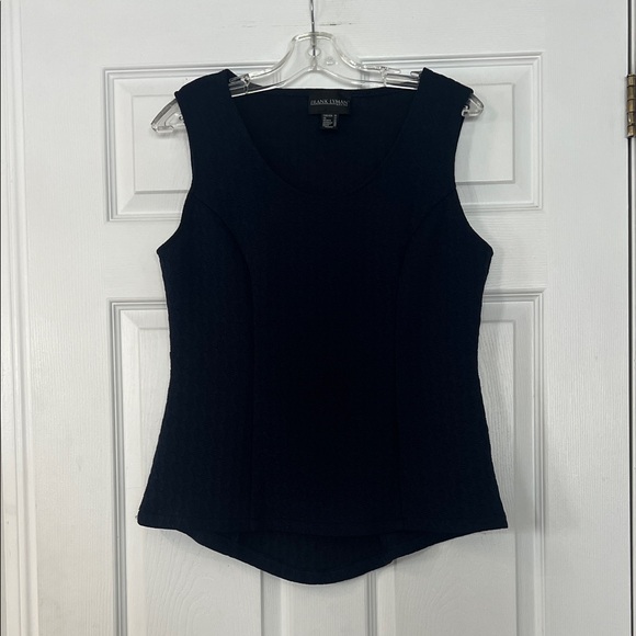 Frank Lyman Design Tops - Frank Lyman Design navy textured Scoop Neck Tank Top